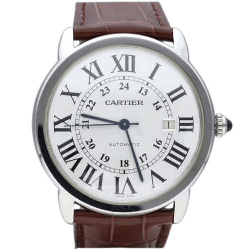 Montre Cartier Ronde Solo - Montre en acier 58 Facettes MT47197