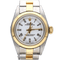 Rolex Oyster Perpetual - Дамски часовник от жълто злато и стомана 