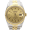 Montre Rolex Datejust - Montre 36 mm en or jaune et acier 58 Facettes MT46915