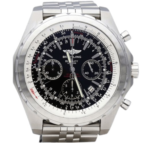 Breitling Bentley Motors T - Reloj cronógrafo GMT de acero 