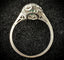 Bague 58 Belle Époque - Bague navette en platine, émeraude et diamants 58 Facettes Bague 6