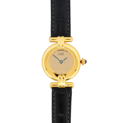 Cartier Must Colisée - Montre en vermeil cadran Art déco 58 Facettes 549