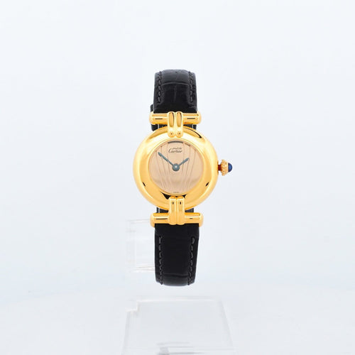 Montre Cartier Must Colisée - Montre en vermeil cadran Art déco 58 Facettes 549