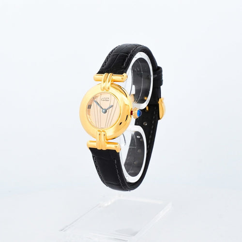 Montre Cartier Must Colisée - Montre en vermeil cadran Art déco 58 Facettes 549