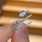 Bague 53 AITCHES Teide - Bague en or blanc et diamants 58 Facettes GBR1063WG