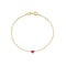 Bracelet AITCHES Heart To Have - Bracelet cœur en or 18K et rubis 58 Facettes GBT1334YG