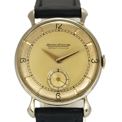 Jaeger-LeCoultre - Klocka i stål, tvåfärgad urtavla 