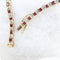 Bracelet vintage en or jaune 18K, rubis et diamants 58 Facettes SC1