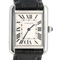 Cartier Tank Solo - Quarzuhr mit Lederarmband 