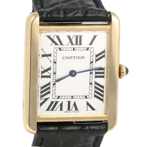 Montre Cartier Tank Solo MM - Montre en or jaune et acier 58 Facettes MT47341