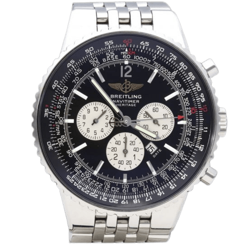 Montre Breitling Navitimer - Montre Heritage Chronograph en or jaune et acier 58 Facettes MT47266