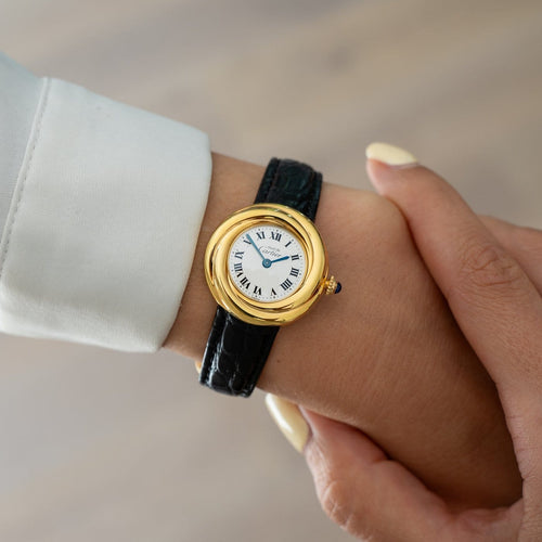 Montre Cartier Must Trinity - Montre 27 mm en vermeil 58 Facettes 556