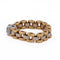 Bague 59 Bague vintage en or jaune 18 kt avec diamant 58 Facettes AN662 '(0569)