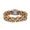 Bague 59 Bague vintage en or jaune 18 kt avec diamant 58 Facettes AN662 '(0569)