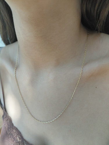 Collier Chaîne maille forçat en or jaune 58 Facettes 1794495