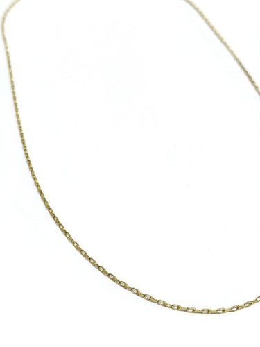 Collier Chaîne maille forçat en or jaune 58 Facettes 1794495