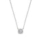 Collier Embrace - Collier halo 0,15 ct en or blanc 18K et diamants 58 Facettes GPD1089WG