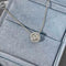 Collier Embrace - Collier halo 0,15 ct en or blanc 18K et diamants 58 Facettes GPD1089WG