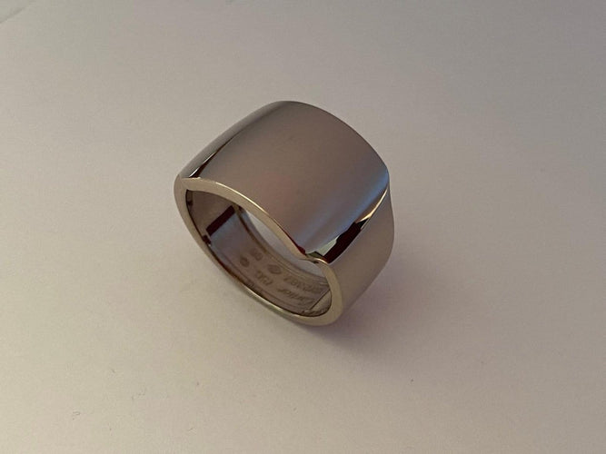 Bague 66 Cartier Santos Dumont - Bague homme en or blanc 58 Facettes AZ-PG-261235