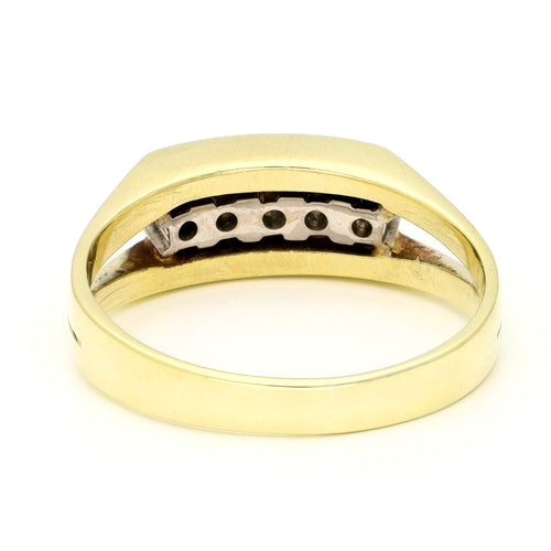 Bague 55 Bague rivière en or jaune 14k et diamants 58 Facettes 739BA26D3083404BAB085A134391534F