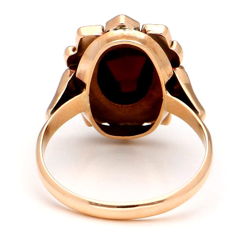 Bague 53 Bague cluster vintage en or 14 carats et grenats 58 Facettes 34A4CD3F195D43198092CF226798D009