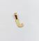 Pendentif Pendentif vintage lettre J en or 18k 58 Facettes A07572