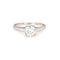 Bague 51 Art déco - Bague vintage en platine 900 avec diamant 0,89 ct 58 Facettes G14181