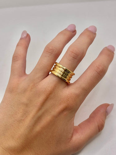 Bague 56 Bulgari B.zero1 - Bague en or jaune 18K 58 Facettes 2132
