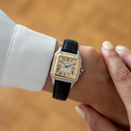 Cartier Panthère - Montre Medium en acier et or jaune 58 Facettes 481