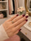 Bague 55 Bague portugaise en or jaune et blanc avec diamants 58 Facettes 50478