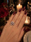 Bague 53 Scarlet Passion - Bague vintage en platine, diamants et rubis 58 Facettes 50479
