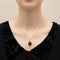 Pendentif Pendentif feuille en or 14K et tourmaline pastèque 58 Facettes 11164