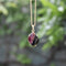 Pendentif Pendentif feuille en or 14K et tourmaline pastèque 58 Facettes 11164