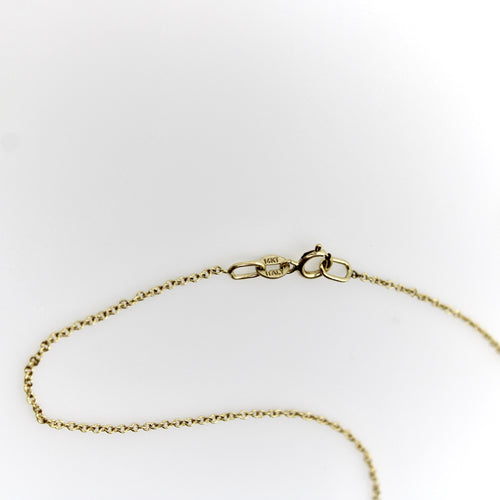 Necklace Etruscan pearl necklace in 21K gold and 14K gold chain 58 Facettes 11162
