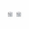 Bague Embrace - Boucles d'oreilles solitaires en or blanc et diamants 58 Facettes GER1008WG
