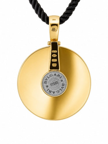 Pendentif BVLGARI Yang - Pendentif tournant en or jaune 18 carats 58 Facettes Bb