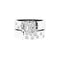 Bague 55 Dinh Van Seventies - Bague en or blanc et diamants 58 Facettes 35875