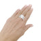 Bague 55 Dinh Van Seventies - Bague en or blanc et diamants 58 Facettes 35875