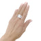 Bague 55 Dinh Van Seventies - Bague en or blanc et diamants 58 Facettes 35875