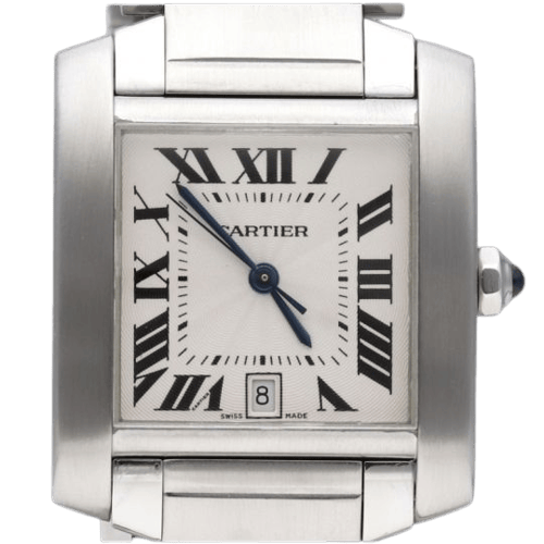 Montre Cartier Tank Française - Montre en acier 58 Facettes MT45214