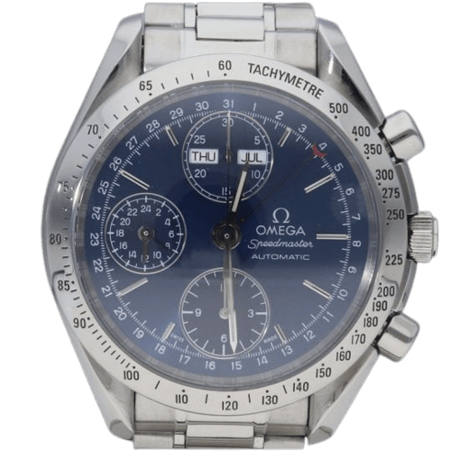 Montre Omega Speedmaster Day-Date - Montre chronographe en acier 58 Facettes MT47133