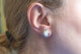 Boucles d'oreilles Boucles d'oreilles vintage en or jaune 18 carats, opales et diamants 58 Facettes 13450