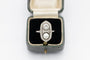 Bague 52 Art Déco - Bague en platine, diamant 1,00 ct et perle 58 Facettes 13416
