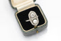 Bague 52 Art Déco - Bague en platine, diamant 1,00 ct et perle 58 Facettes 13416