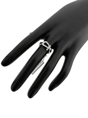 Bague 52 Fred Force 10 - Bague en or blanc et diamants 58 Facettes A1844