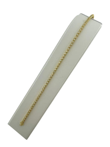 Bracelet Bracelet tennis en or jaune 18 carats et diamants 2,75 ct 58 Facettes BR1572