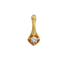 Pendente artiglio d'aquila in oro 18K e diamante 