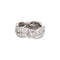 Bague 48 Bague éternité vintage - Alliance en platine 900 et diamants 58 Facettes G13401