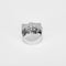 Bague 53 Tank - Bague ancienne en platine et diamants 58 Facettes BgTankptdts