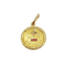 Augis - Love medal pendant in 18k gold, ruby and diamonds 